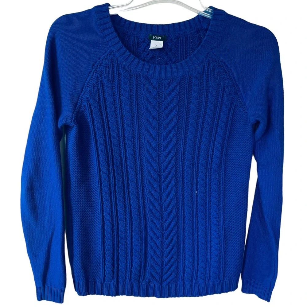 J. Crew Thick Cable knit sweater size S